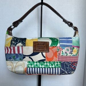 Coach Multicolor Patchwork Shoulder Bag